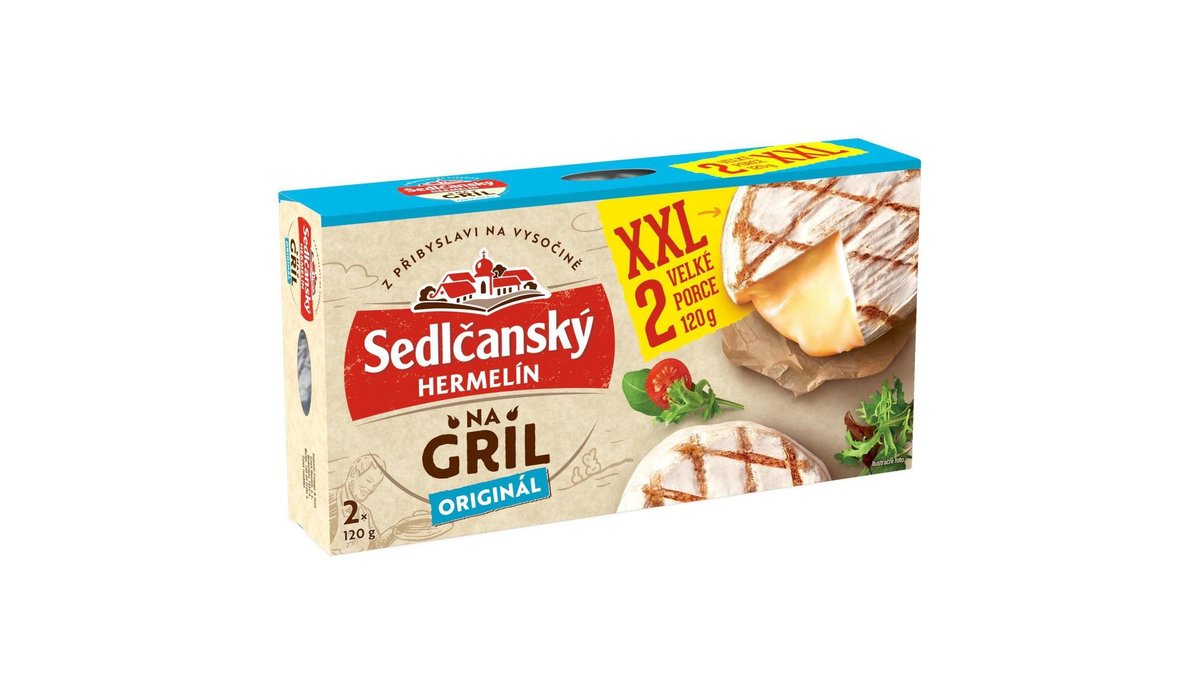 Sedlčanský Hermelín na gril Originál XXL 240g