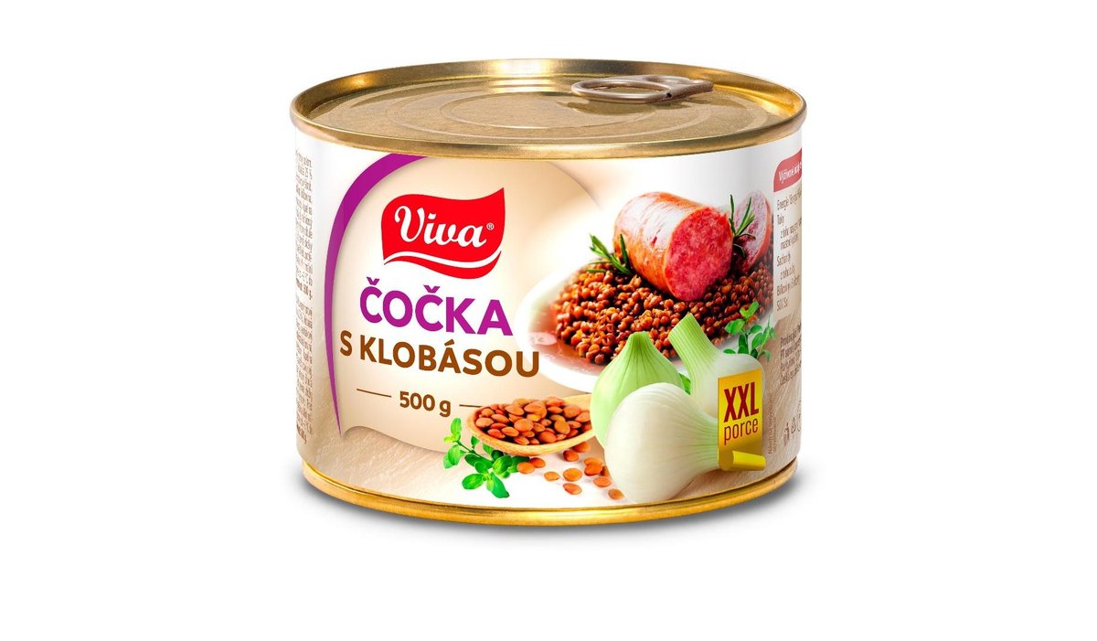 Viva XXL Čočka s klobásou 500g