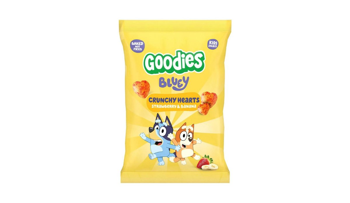 Goodies Křupky srdíčka banán a jahoda 30 g