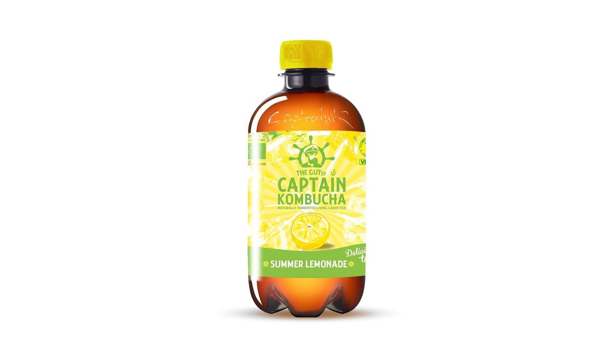 Captain Kombucha Lemonade 400 ml