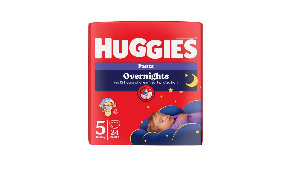 Трусики-подгузники HUGGIES® для сна, размер 5, 24 шт.