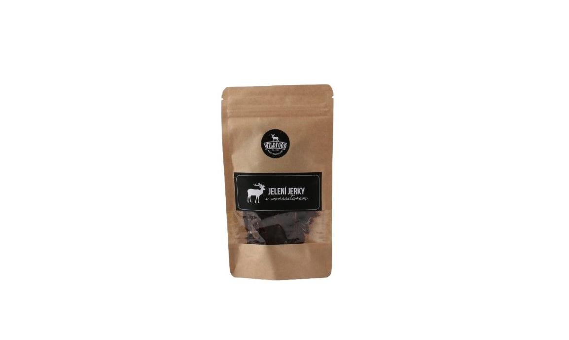 Wild food Jelení jerky s worcesterem 30g