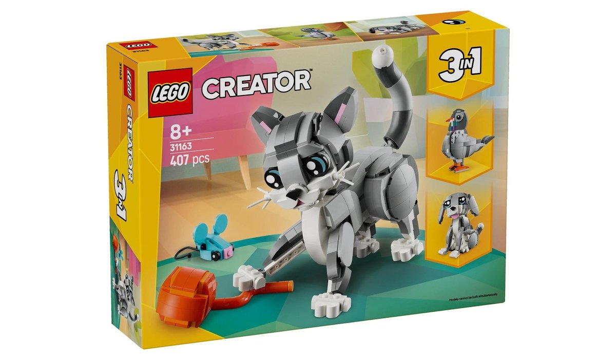 LEGO® Creator 3 в 1 31163 Игривая кошка