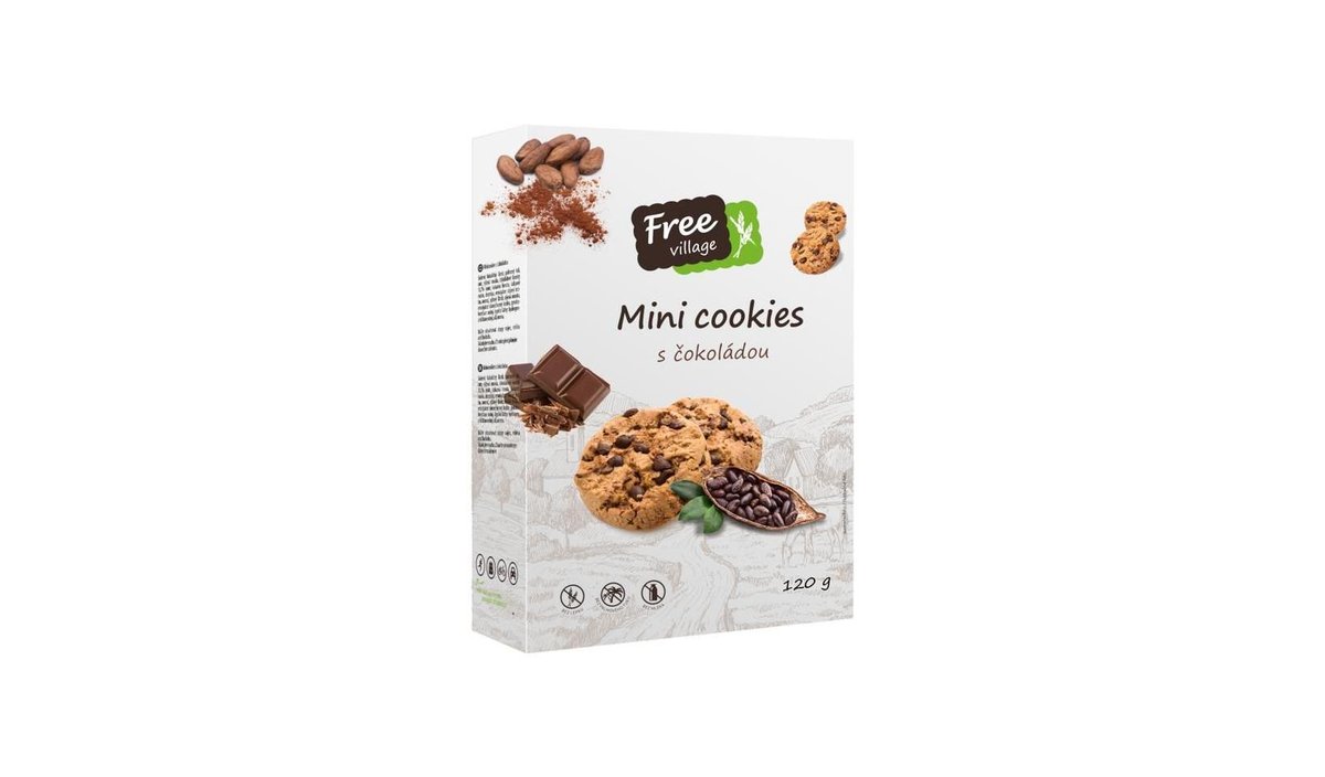 Free Village Mini cookies bez lepku 120 g