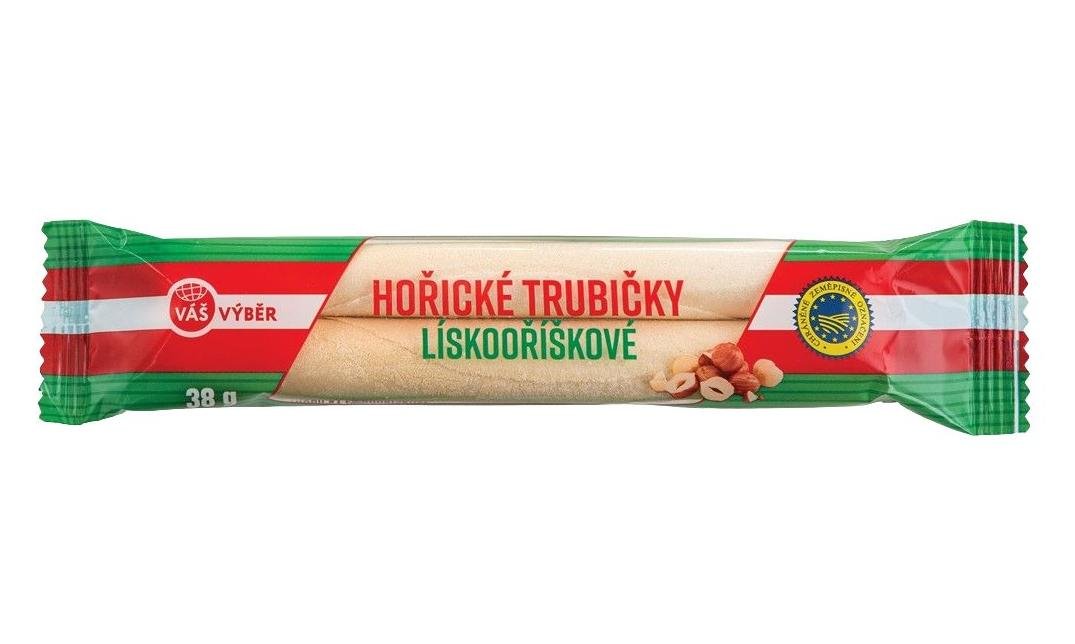 Váš Výběr Hořické trubičky lískooříškové 38g