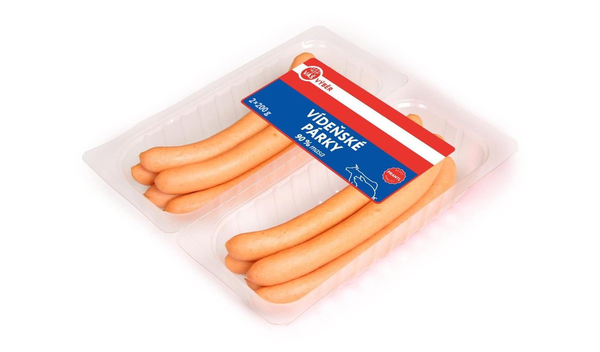 Váš Výběr Vídeňské párky 2x200g