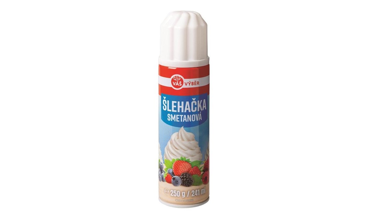 Váš Výběr Šlehačka spray 17% 250g