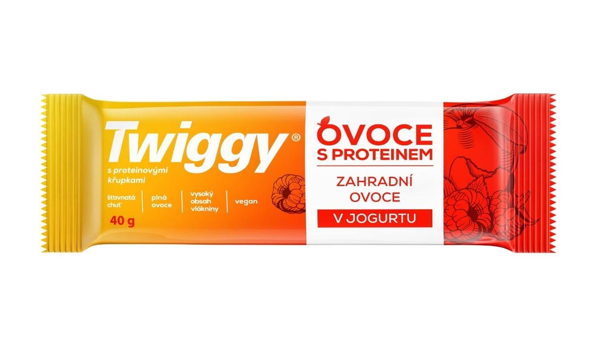 Twiggy zahradní ovoce a protein 40 g