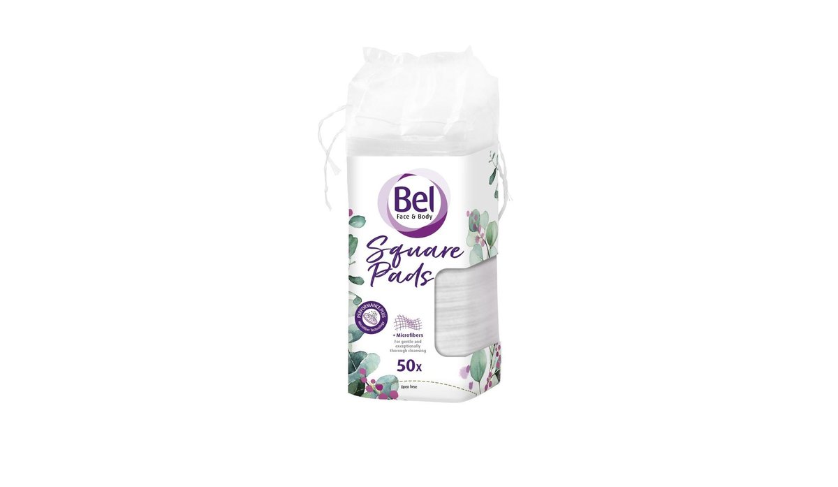 Bel Face & Body Vatové tampony čtvercové 50 ks