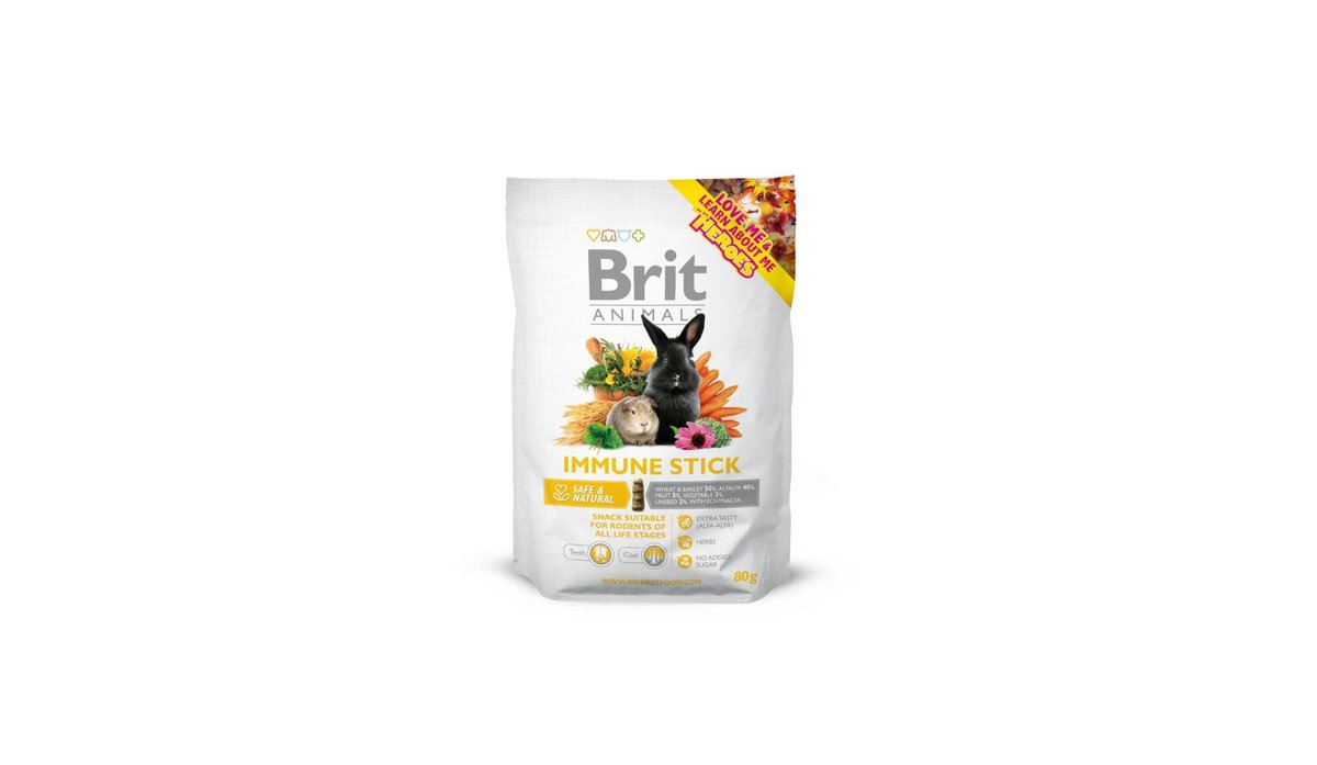 Brit Animals Immune Stick For Rodents 80 g