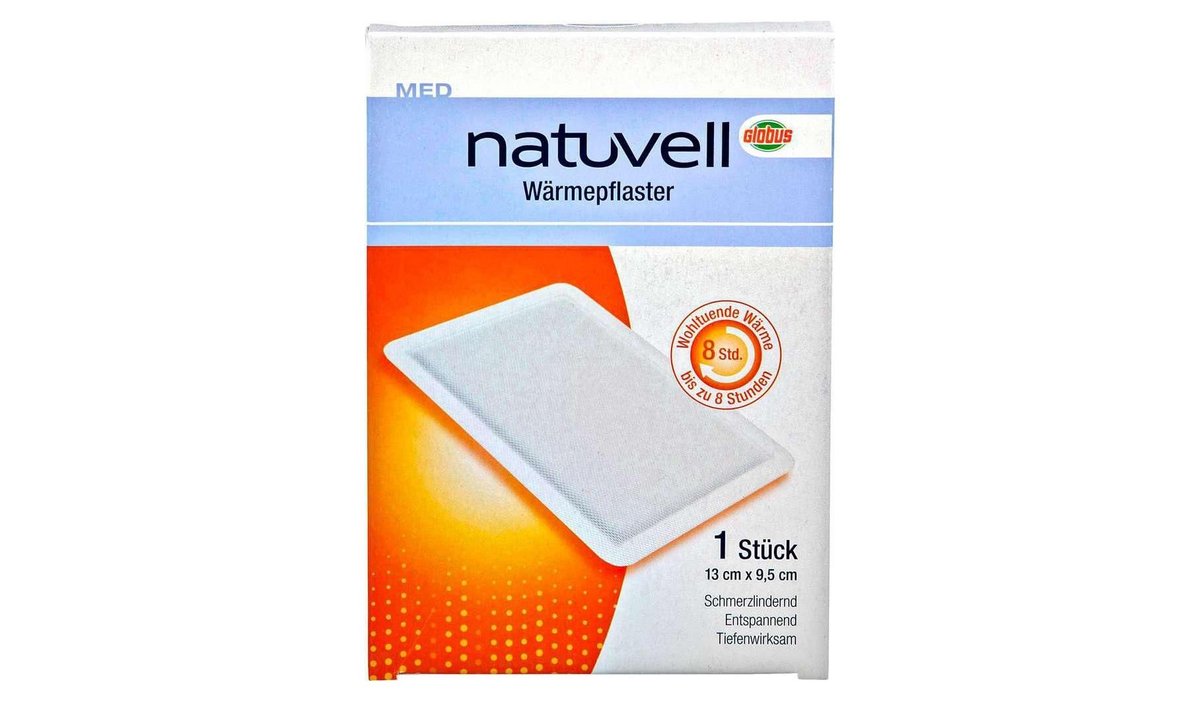 Natuvell náplast hřejivá 13x9,5cm