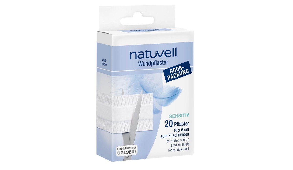 Natuvell náplast sensitiv 10X6cm