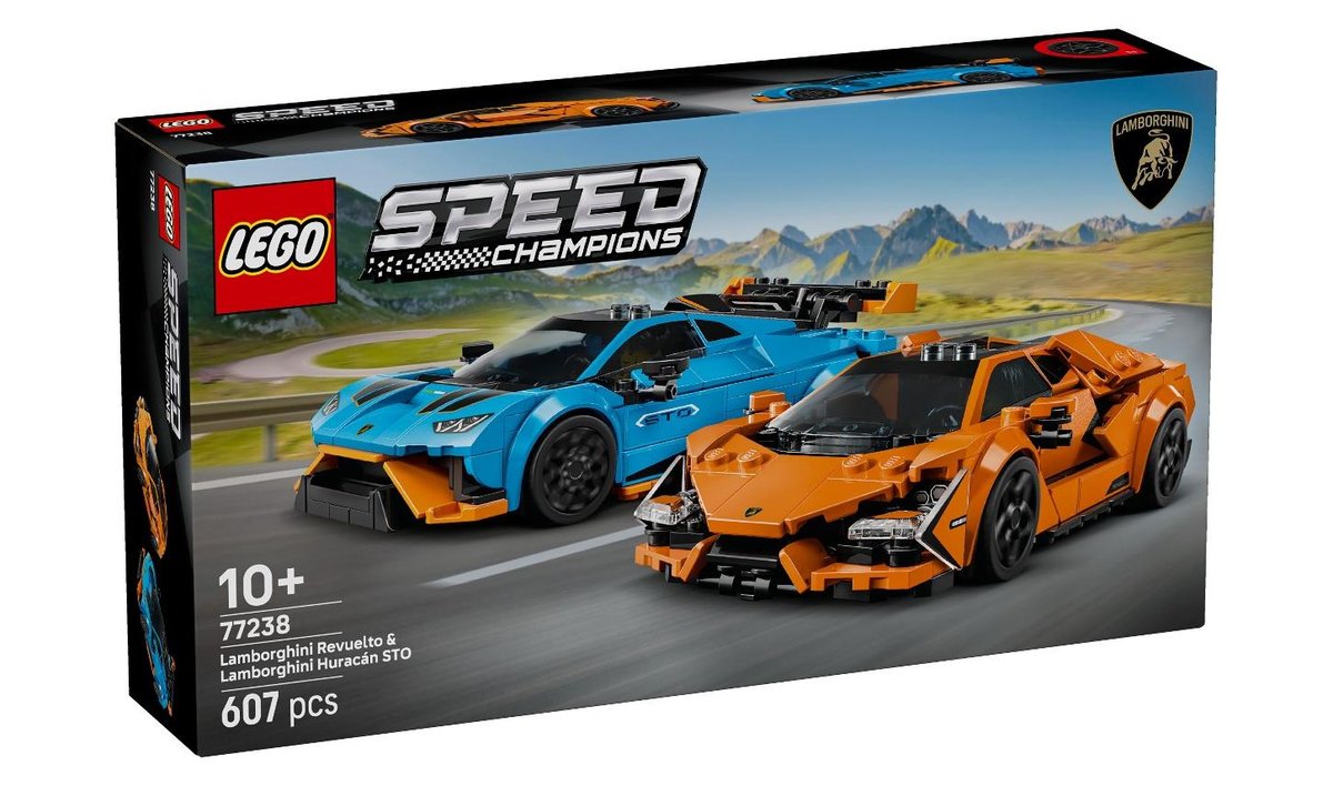 LEGO® Speed Champions 77238 Lamborghini Revuelto и Huracán STO