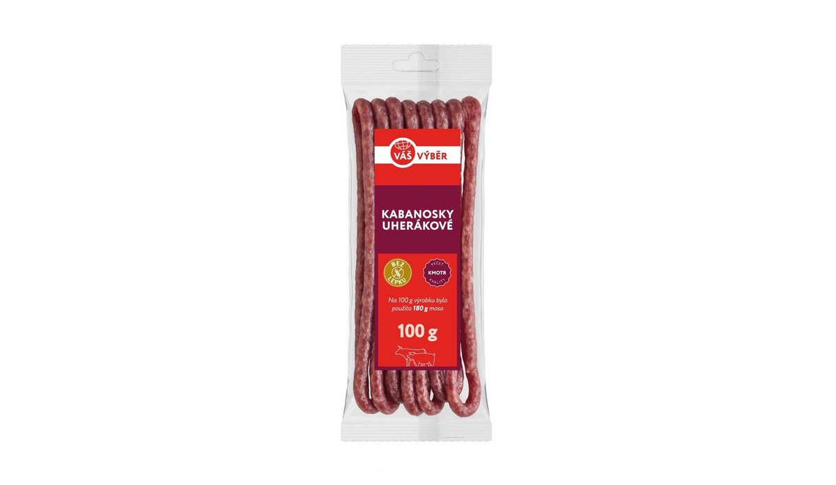 Váš Výběr Kabanosky uherákové 100g