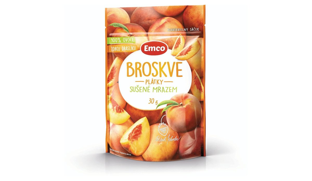 Emco Mrazem sušené broskve 30g