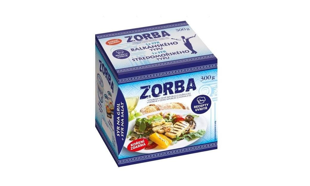 Zorba sýrový box 305g