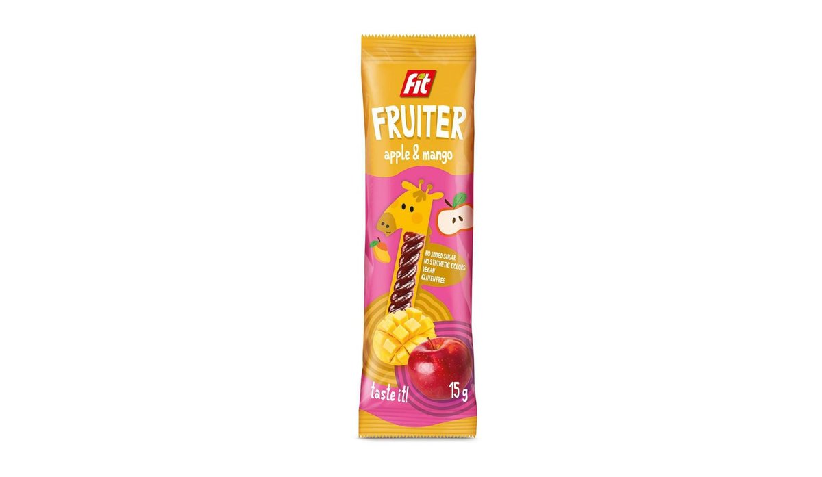 Fit FRUITER ovocné želé jablko+mango 15g
