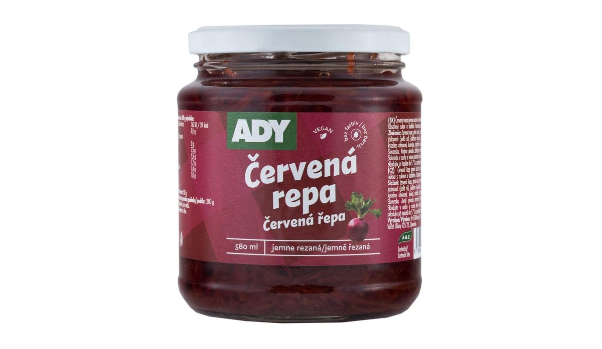 ADY Červená řepa jemně řezaná 500g
