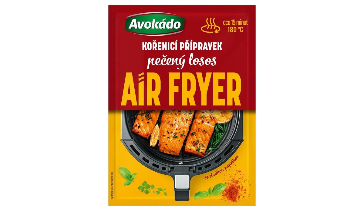 Avokádo Air Fryer Pečený losos 30g