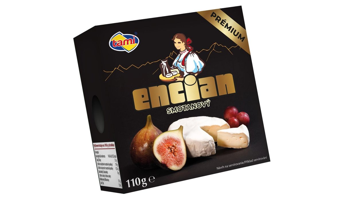Tami Camembert Encián prémium smetanový sýr 110g