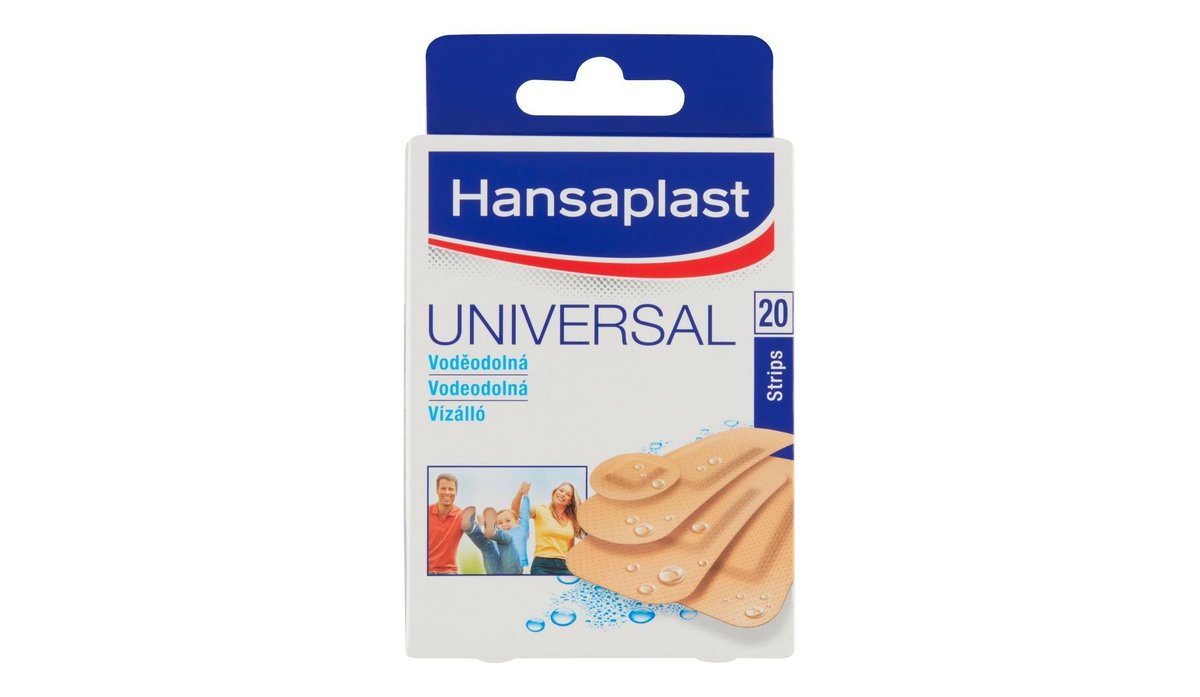 Hansaplast Universal voděodolná náplast 20 ks