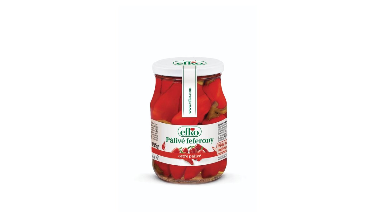 Efko Pálivé feferony 370 ml