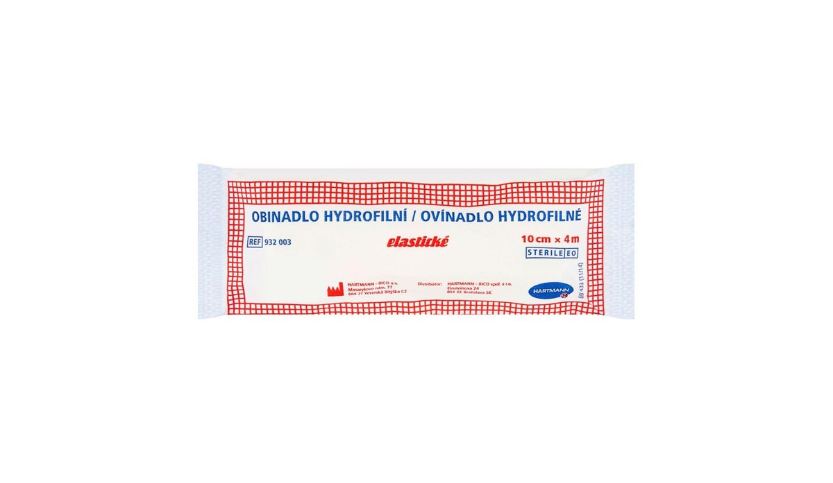 Hartmann Obinadlo hydrofilní elastické 10cmx4m 1 ks