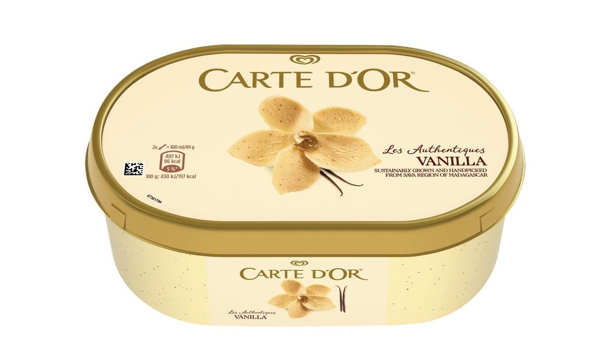 Carte d'Or vanilková zmrzlina 1000 ml