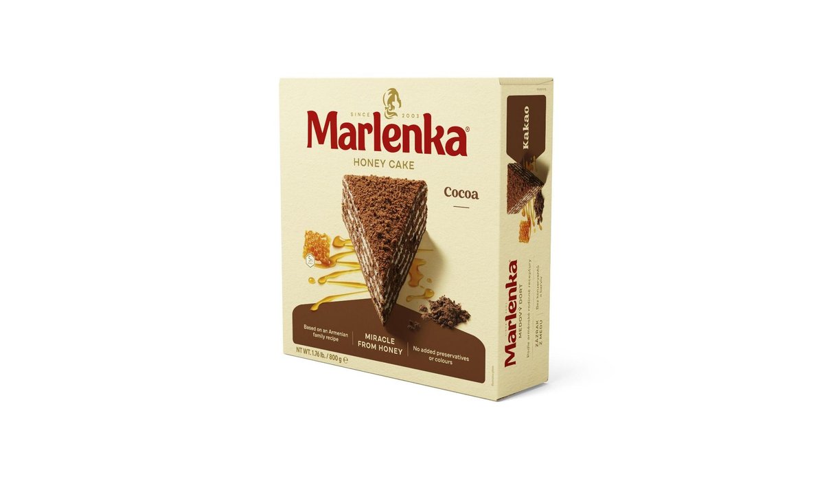 Marlenka Medový dort s kakaem 800 g