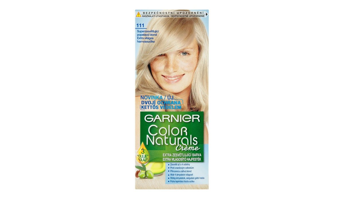 Garnier Color Naturals Crème extra lightening color super lightening ash blonde 111 110 ml