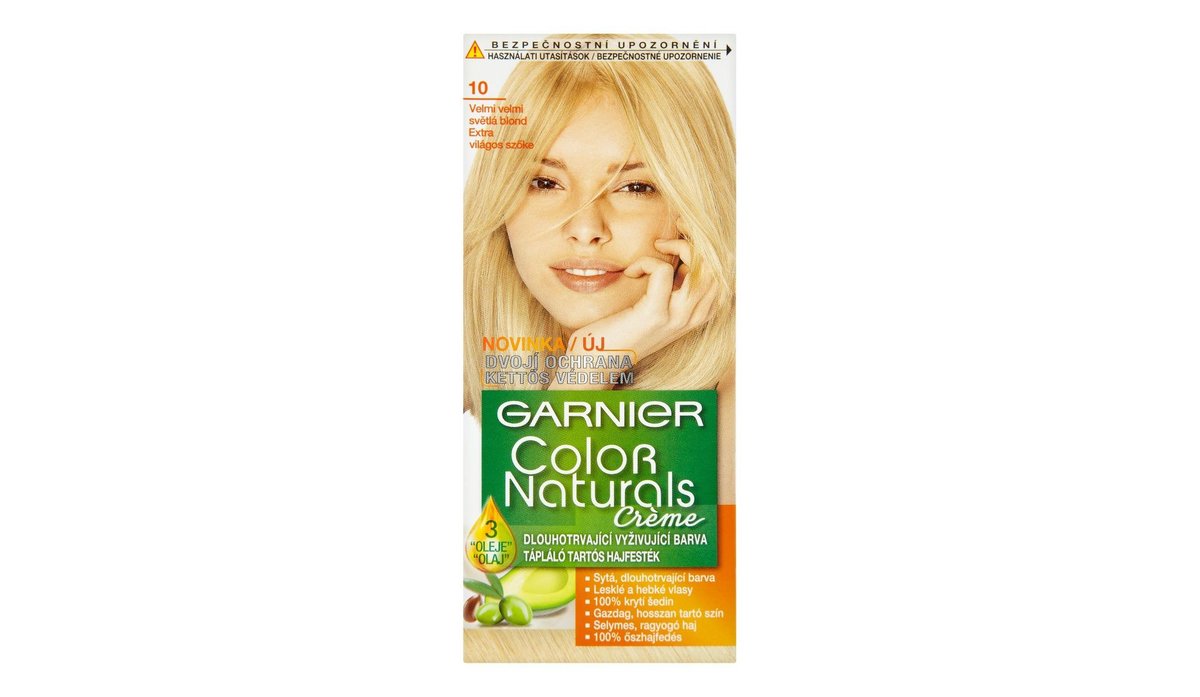 Garnier Color Naturals Crème dlouhotrvající vyživující barva velmi velmi světlá blond 10 110 ml