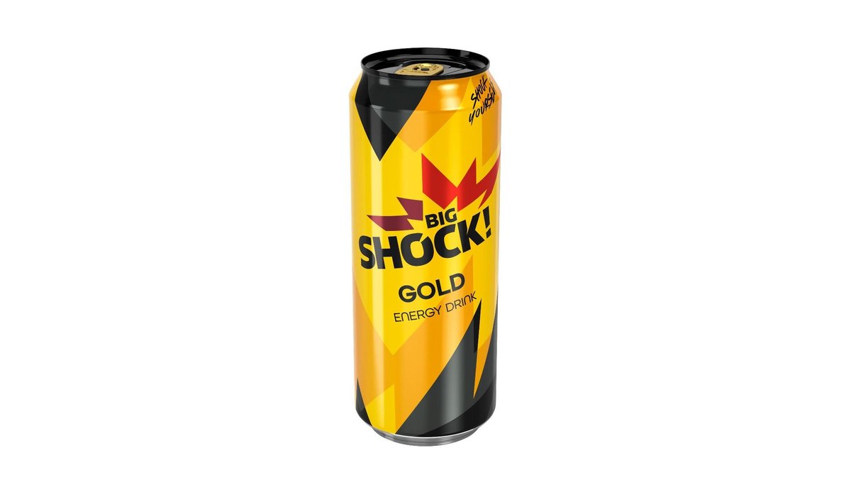 Big Shock! Gold energetický nápoj 0,5 l