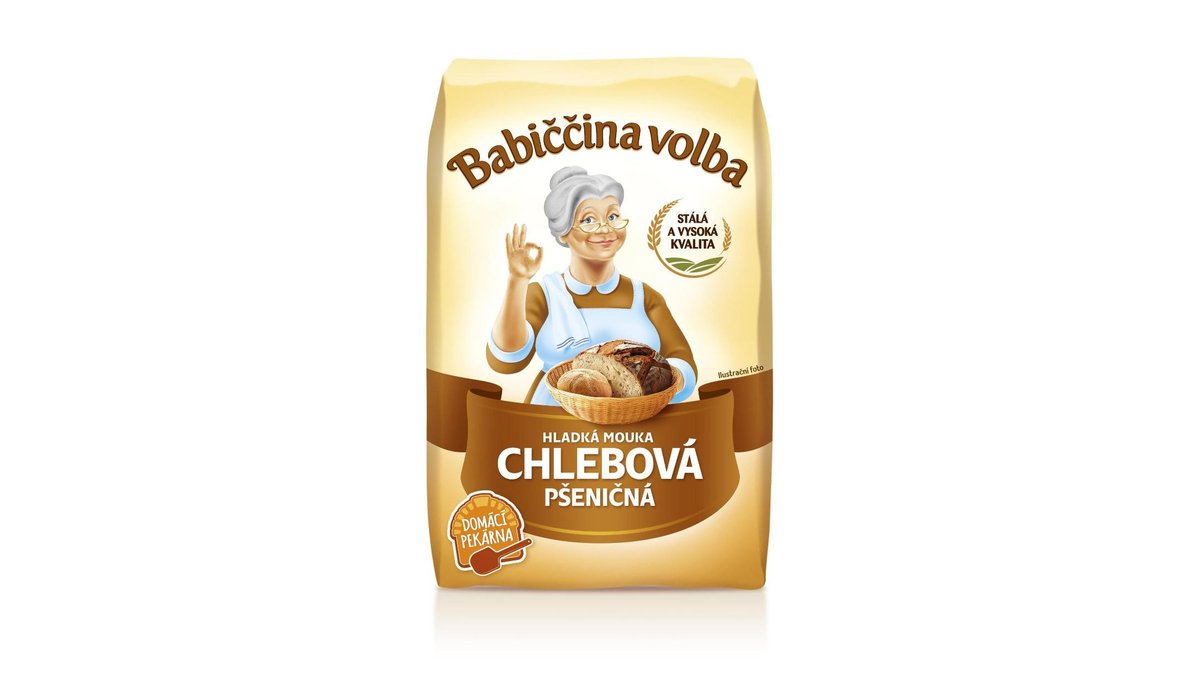 Babiččina volba Pšeničná mouka hladká chlebová 1 kg