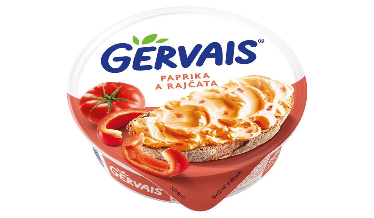 Gervais Original Krémový tvarohový sýr s paprikou a rajčaty 80 g