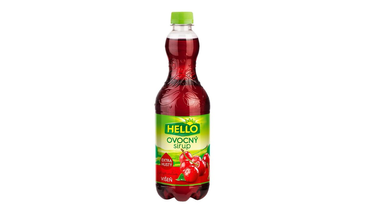 Hello Ovocný sirup višeň 0,7 l