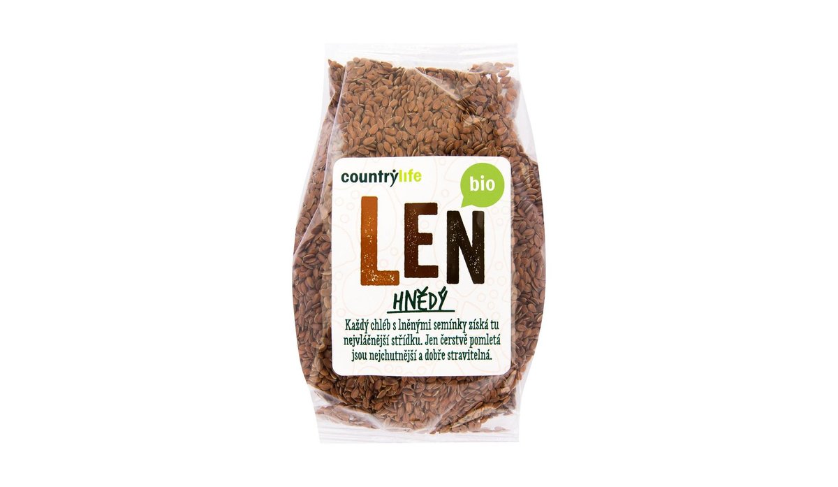Country life BIO Len hnědý 300 g