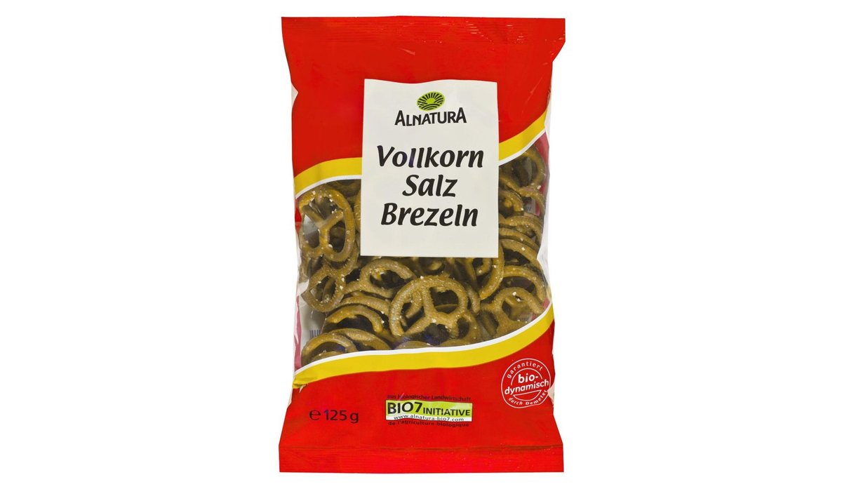 Alnatura BIO Celozrnné slané preclíky 125 g