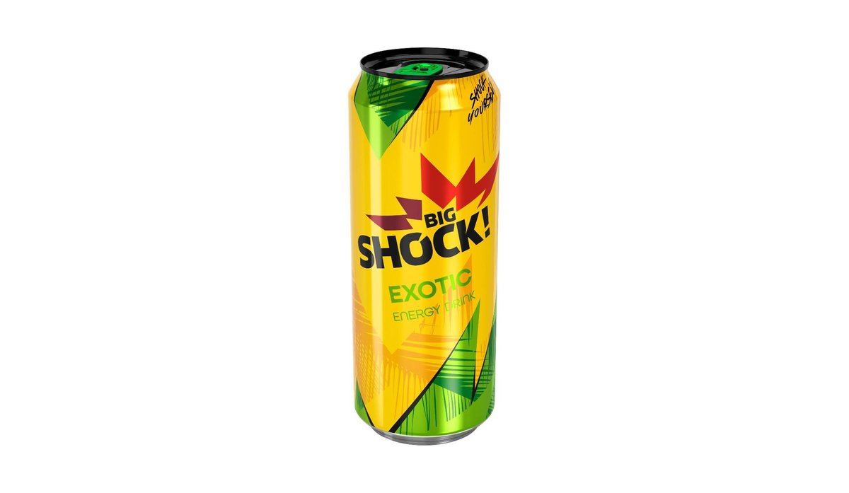 Big Shock! Exotic energetický nápoj 0,5 l