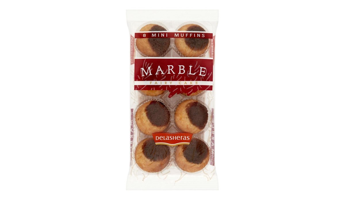 Delasheras Mini muffiny mramorové 180 g