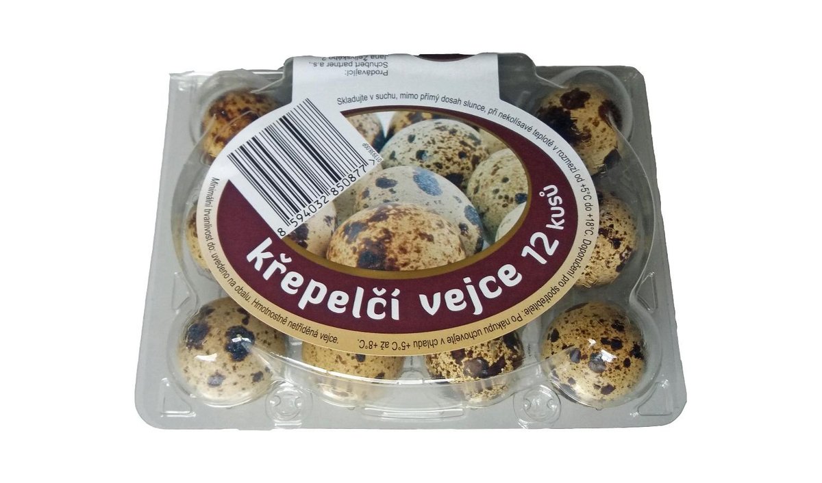 Schubert Křepelčí vejce 12 ks