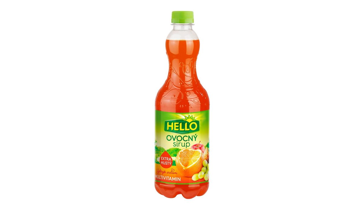 Hello Ovocný sirup multivitamin 0,7 l