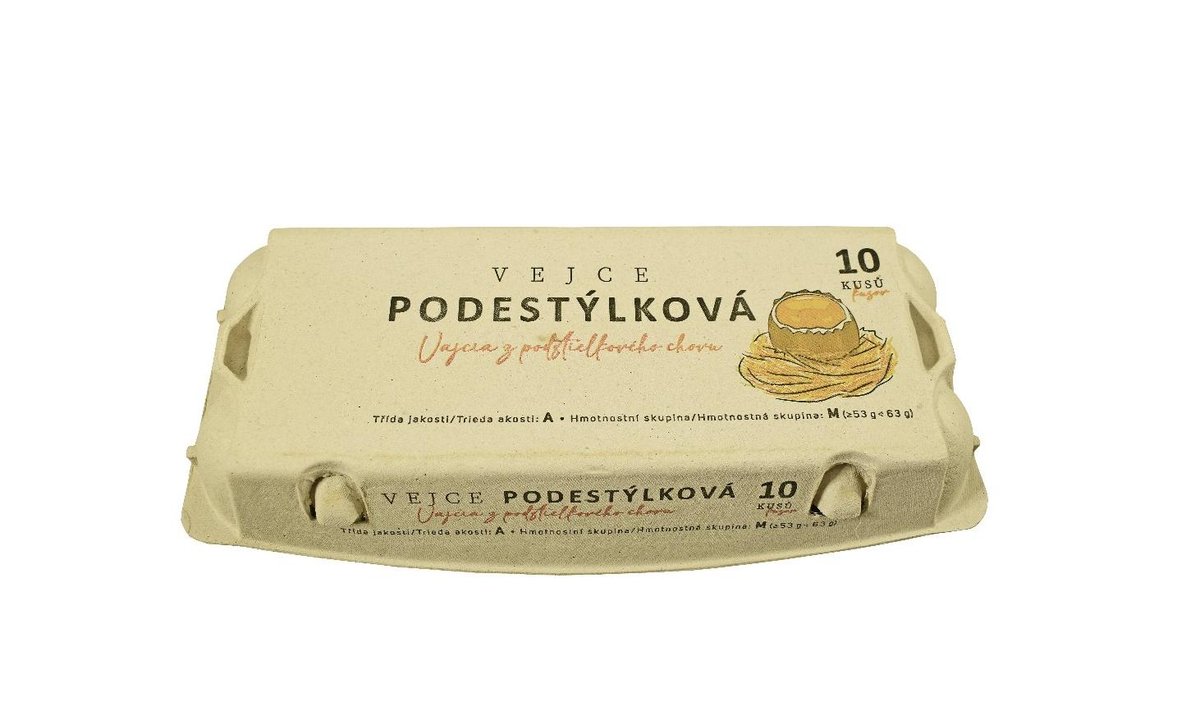 Schubert Vejce podestýlková M 10ks
