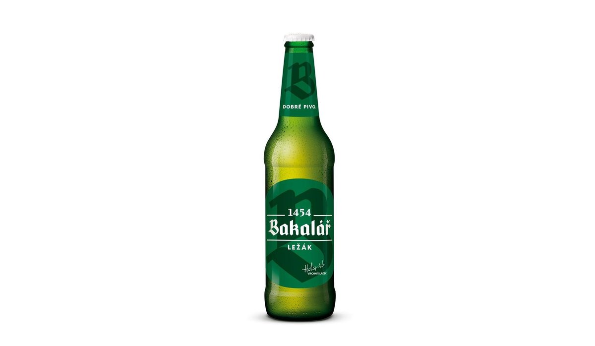 Bakalář Ležák světlý pivo 0,5 l