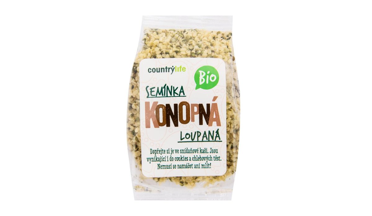 Country Life BIO Konopná semínka loupaná 100 g