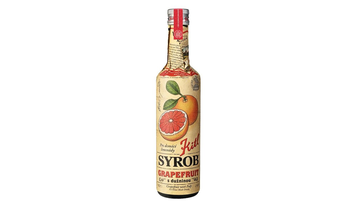 Kitl Syrob Grapefruit s dužninou 500 ml