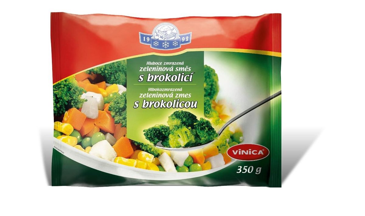 Vinica Hluboce zmrazená zeleninová směs s brokolicí mražená 350 g