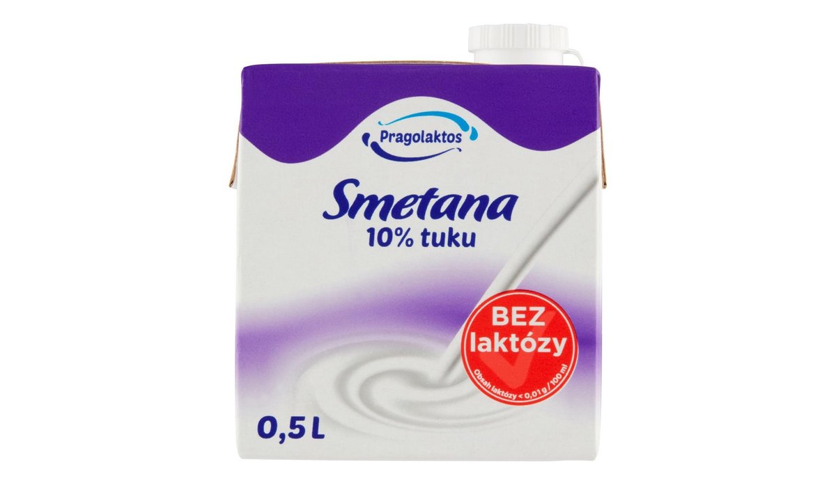 Pragolaktos smetana bez laktózy 10% 500 ml