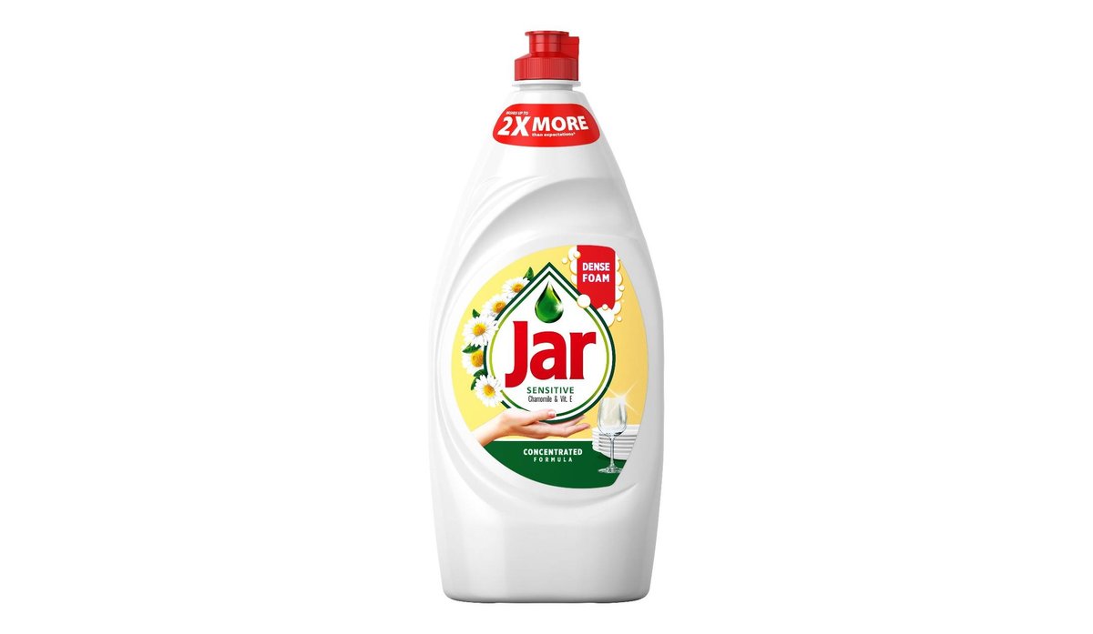 Jar Sensitive Prostředek na mytí nádobí chamomile & Vit E 900 ml