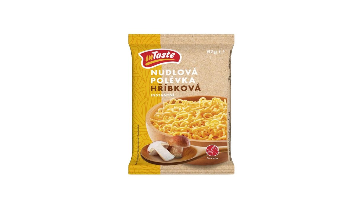 InTaste Instantní nudlová polévka hříbková 67 g
