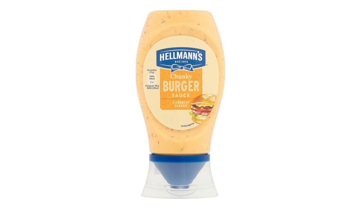 Hellmann´s Omáčka k masu Chunky burger 250 ml